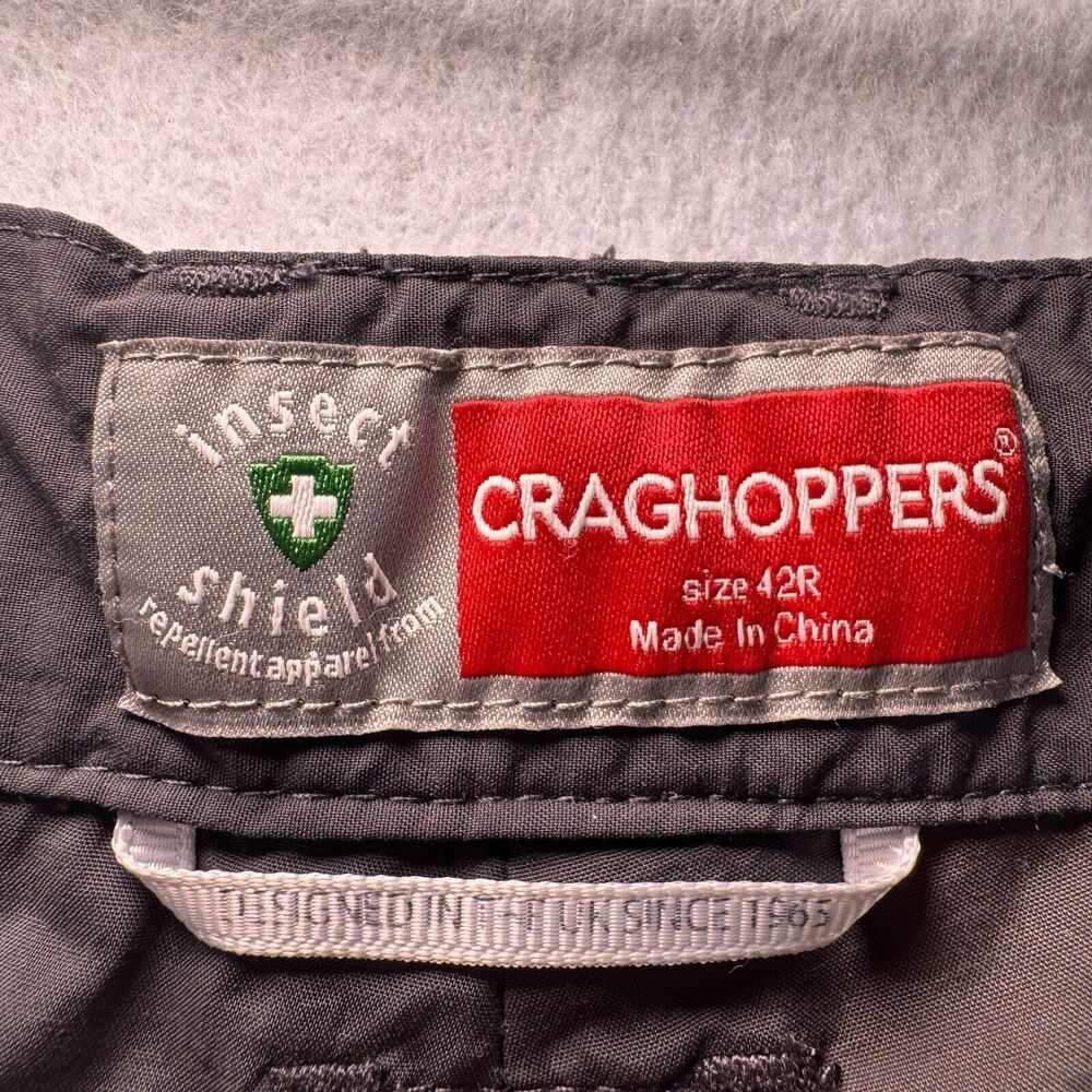 Craghoppers Mens 42R Insect Shield National Geographic Gray‎ NOSILife Pants - Picture 15 of 16